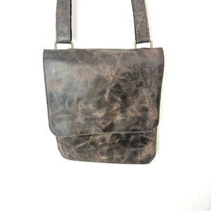 Leathario Men’s Leather Messenger Bag Retro Business Shoulder Laptop Briefcase